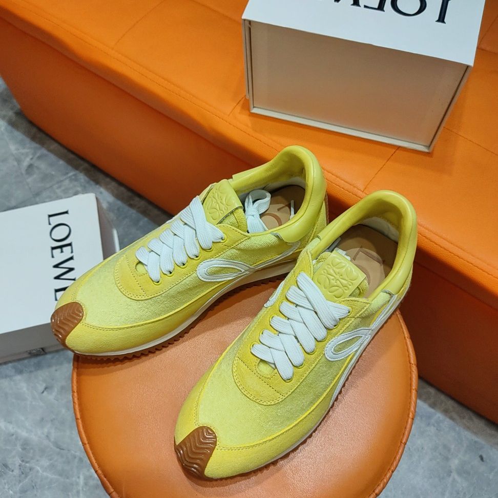 Кроссовки Loewe Flow runner, желтые