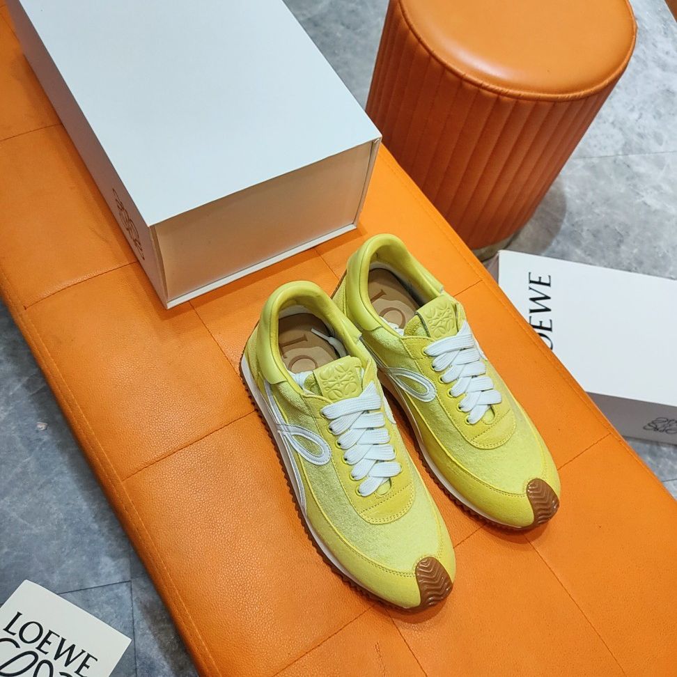 Кроссовки Loewe Flow runner, желтые