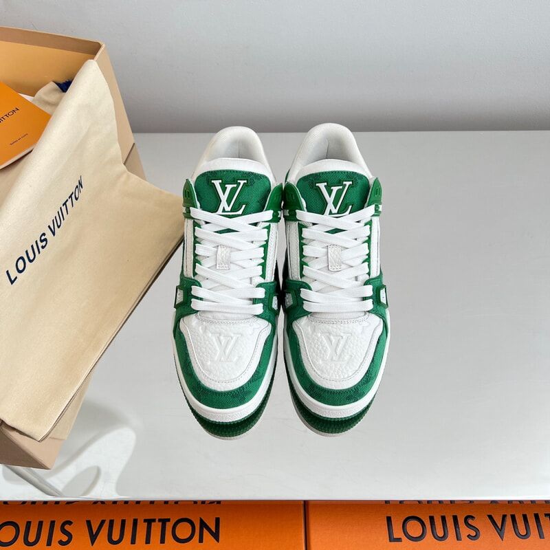 Кроссовки LV Trainer, зеленые