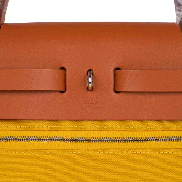 Сумка Hermes Herbag brown and yellow 31