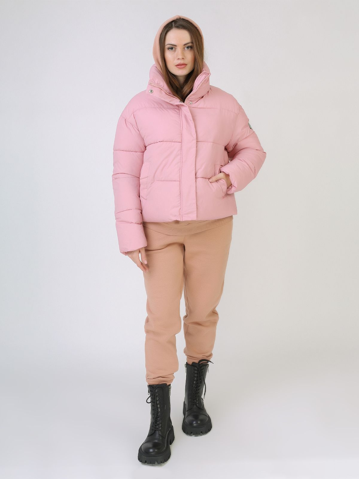 Зимняя куртка, розовая 