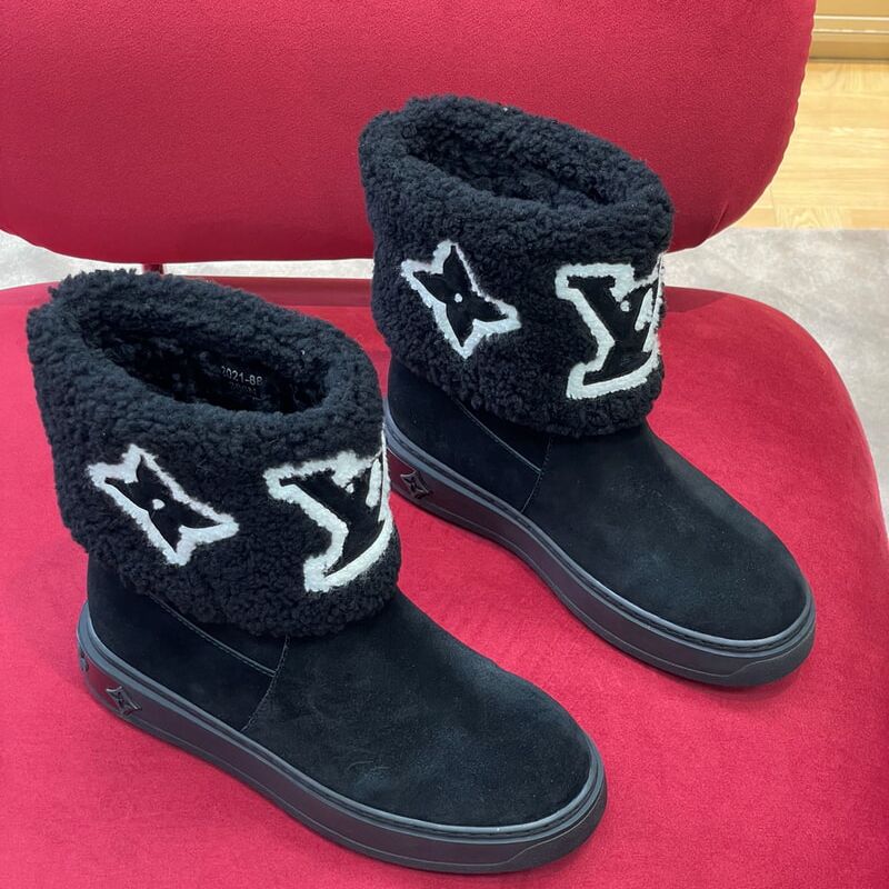 Ботинки Louis Vuitton SNOWDROP, черные