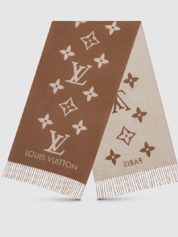 Кашемировый шарф Louis Vuitton Reykjavik, бежевый