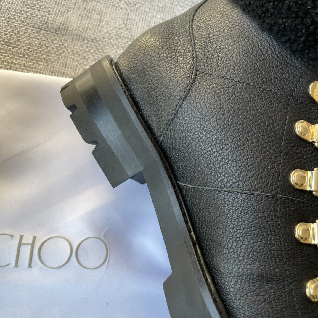 Ботинки Jimmy Choo Chike Flat, черные