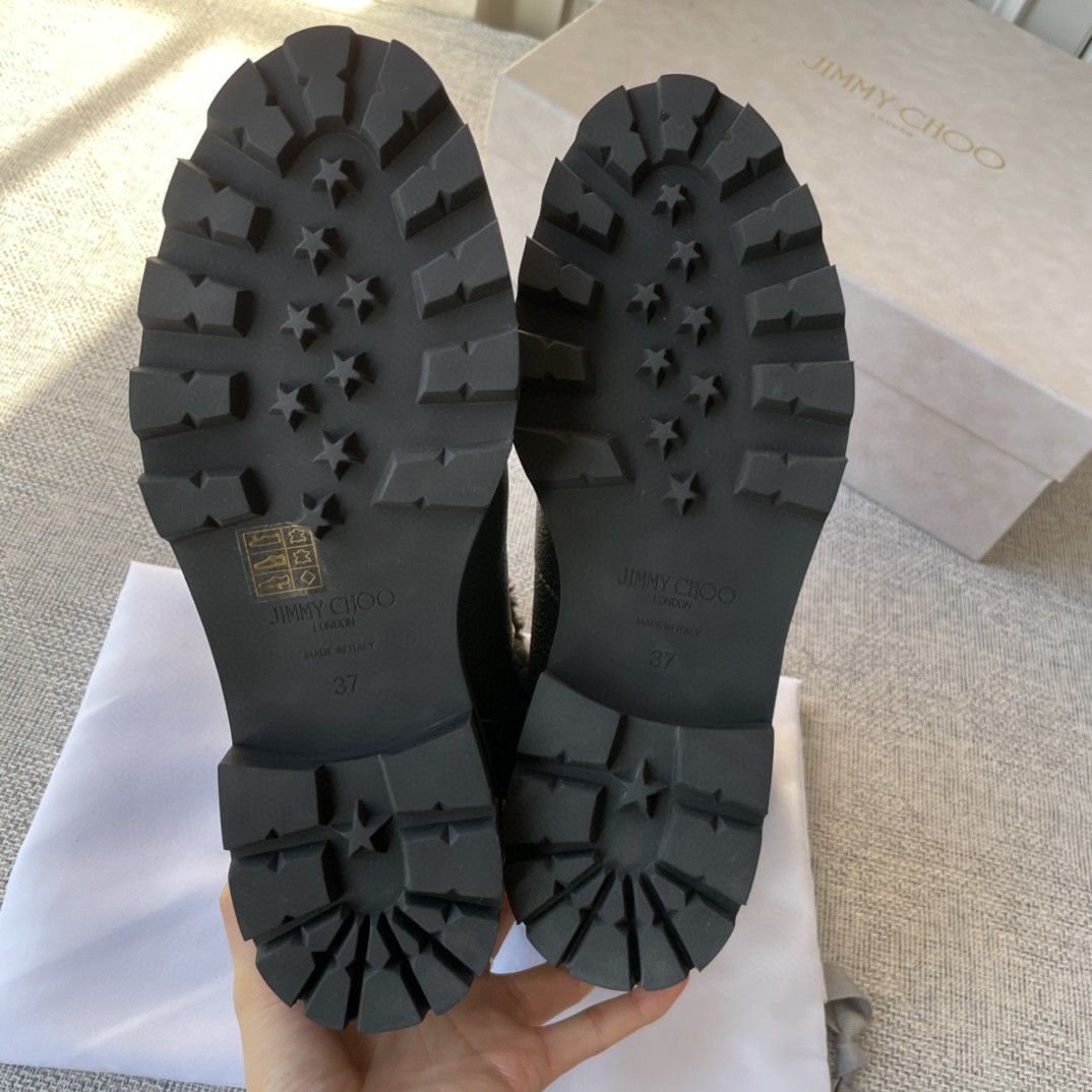 Ботинки Jimmy Choo Chike Flat, черные