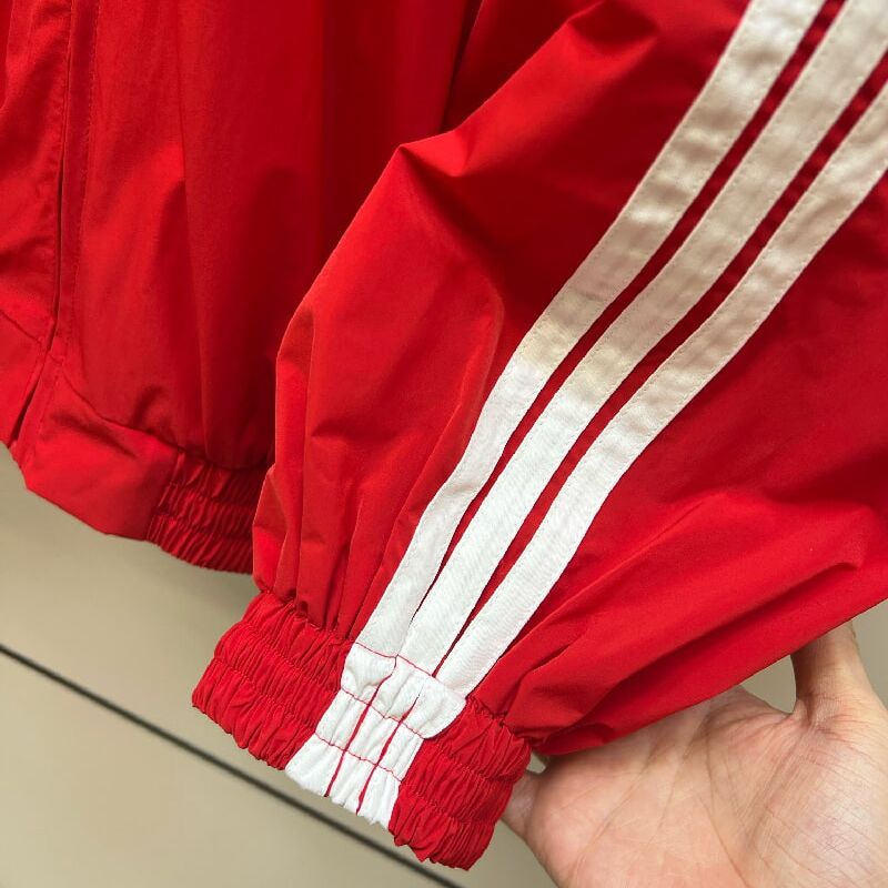 Спортивная кофта Баленсиага & Adidas, красная