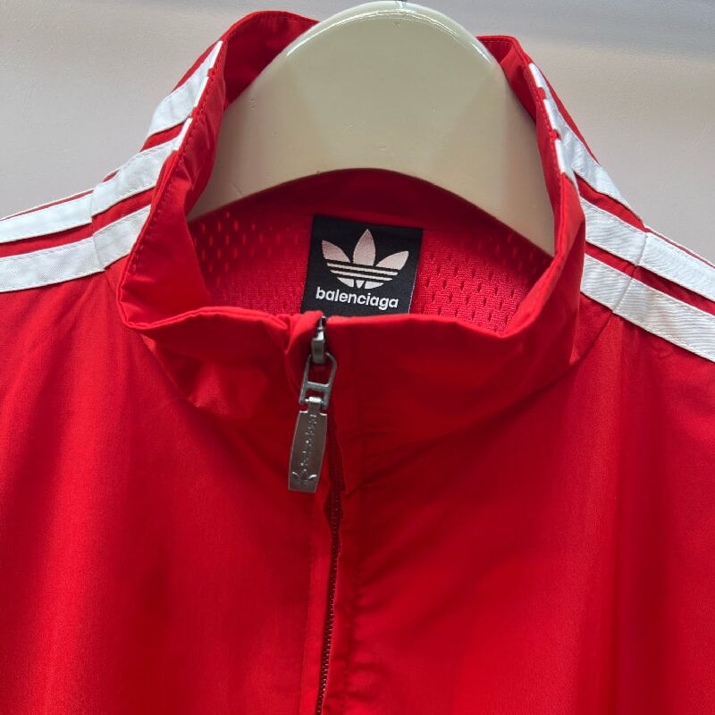 Спортивная кофта Баленсиага & Adidas, красная