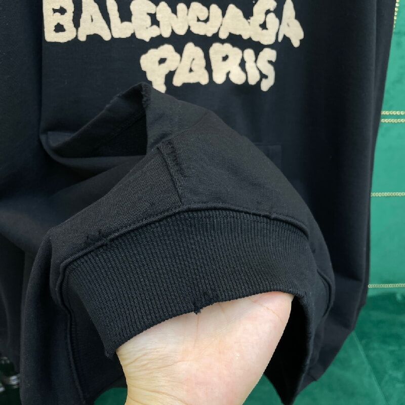 Худи Баленсиага BB Paris, черное