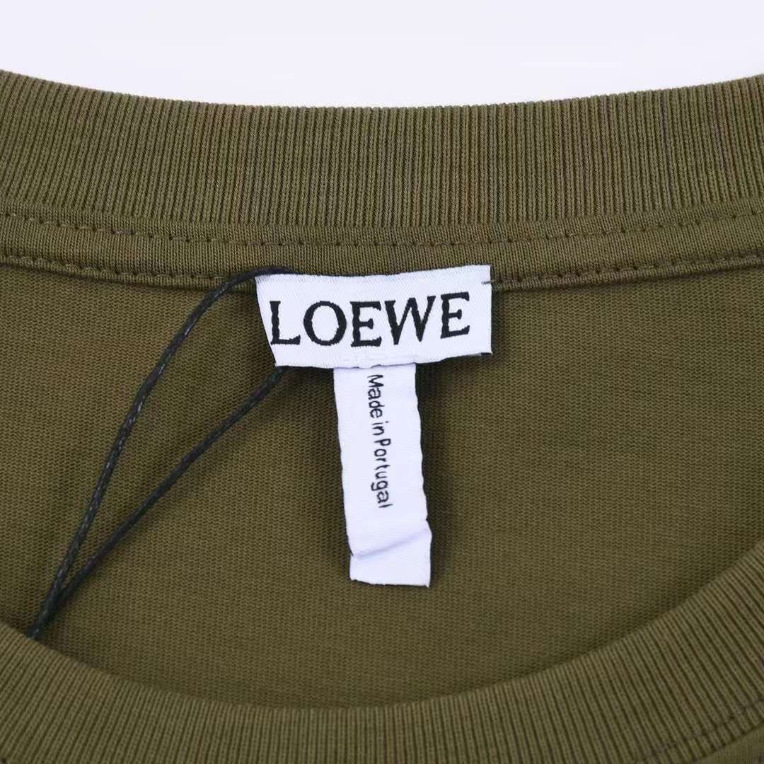 Футболка Loewe c текстурным лого