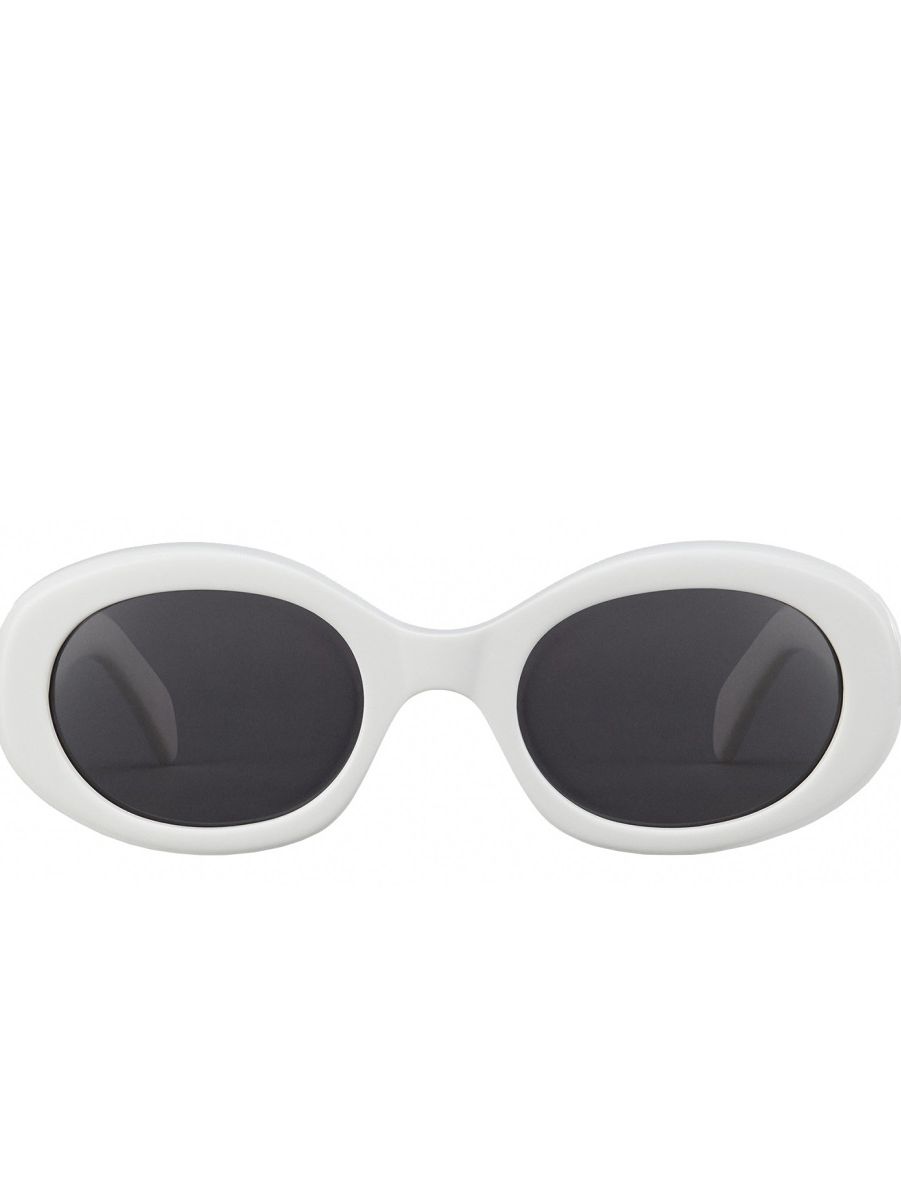 Солнцезащитные очки Celine Triomphe, белые