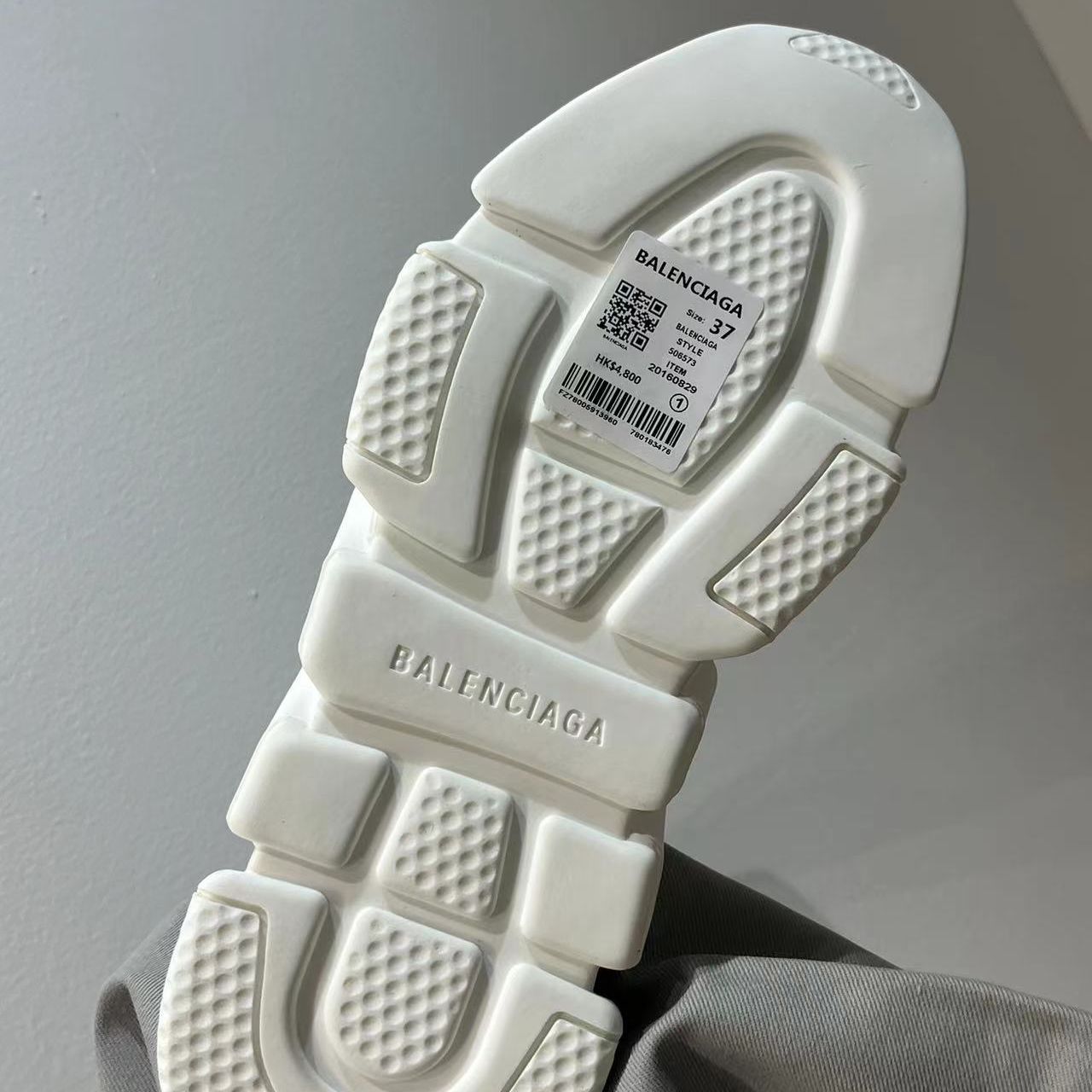 Трикотажные кроссовки Баленсиага & Adidas