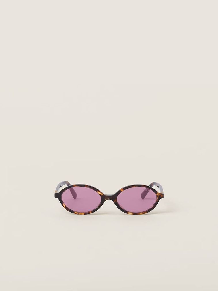 Сонцезахисні окуляри Міу Міу Regard в черепаховій оправі