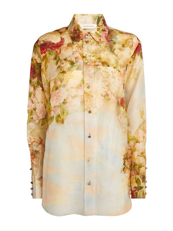 Шовкова блуза Luminosity з квітковим принтом