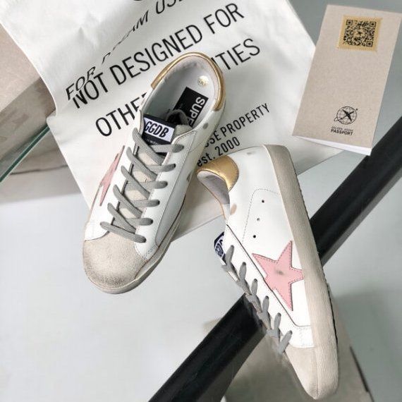 Кроссовки Golden Goose с золотистым задником