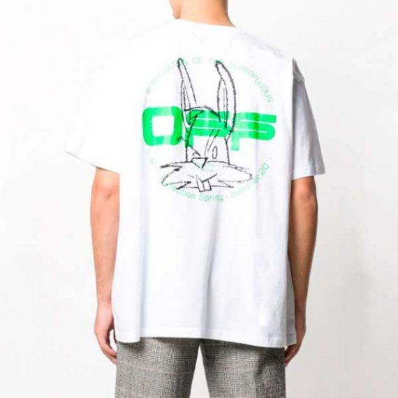 Футболка Off-white Harry the Bunny, белая