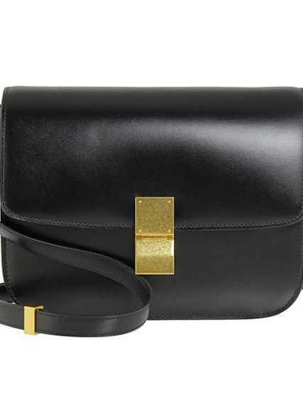 Bag in the style of  Box Small Flap Bag Black (replica)