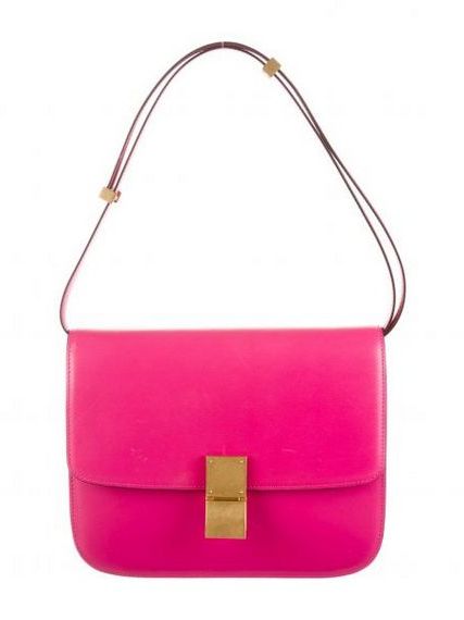 Celine Box  Small Flap Bag Pink (replica)