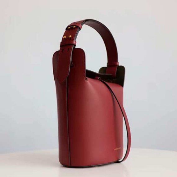 Сумка bucket-bag BURBERRY, бордо