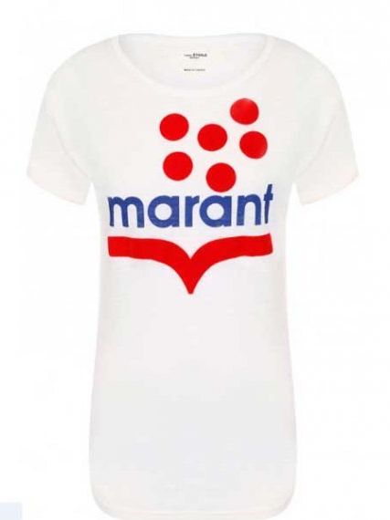 Футболка Isabel Marant с логотипом