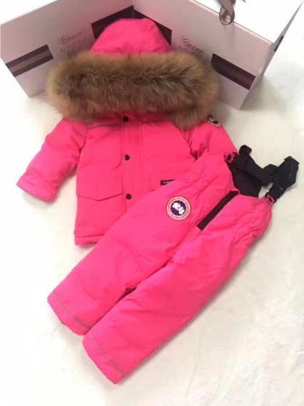 Зимний пуховый костюм Pink от Canada Goose