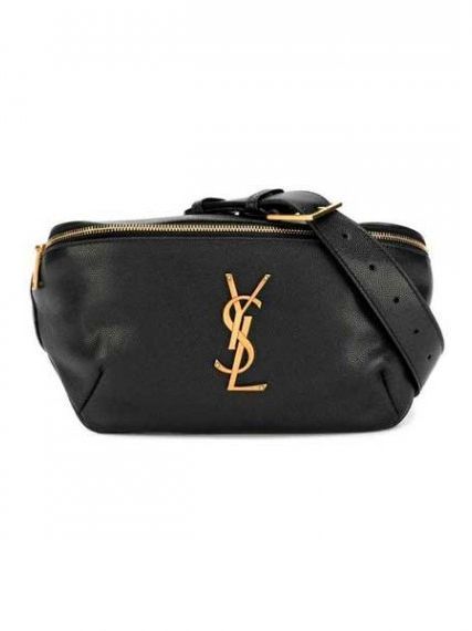 Поясная сумка YSL Poudre с золотистым логотипом