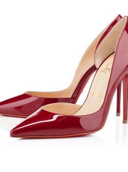 Christian Louboutin Выразительные красные туфли Iriza