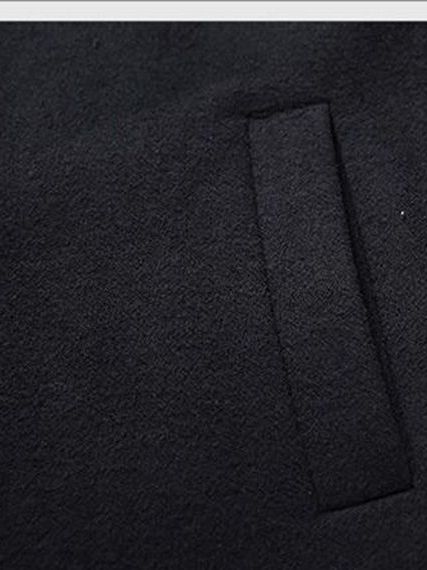 Пальто макси/oversize черного цвета
