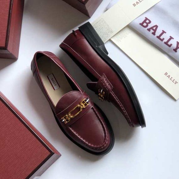 Лоферы Bally Marsy, бордовые