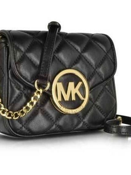 Сумочка Michael Kors Blue Fulton Small Quilted Leather Crossbody Bag