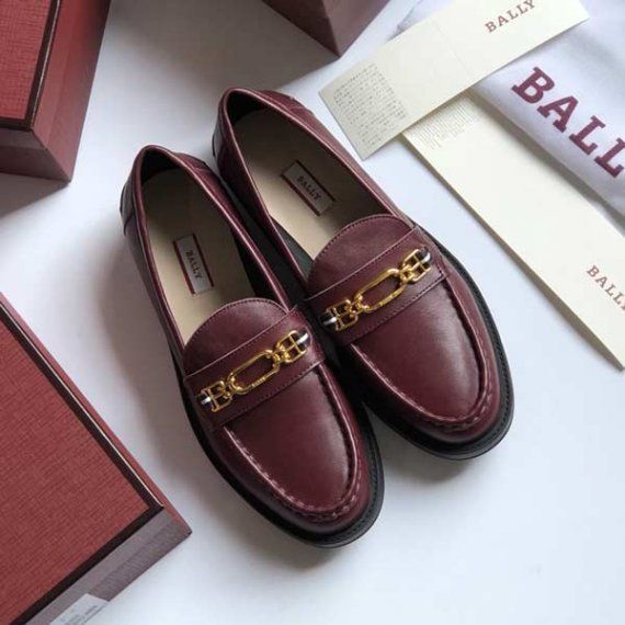 Лоферы Bally Marsy, бордовые