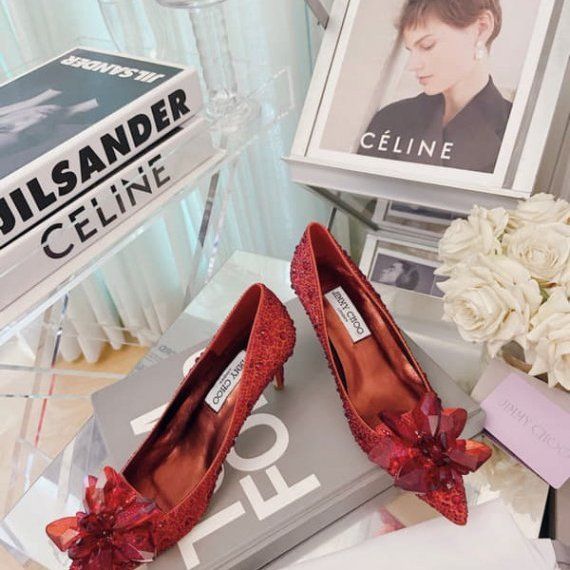 Туфли Jimmy Choo Allure красные