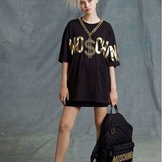 Стильный рюкзак MOSCHINO болоньевый стеганый