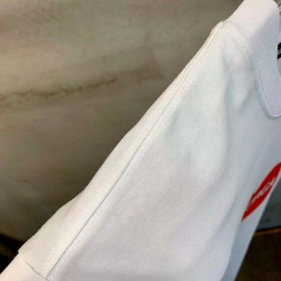 Футболка Баленсиага  Uniform с лого, белая
