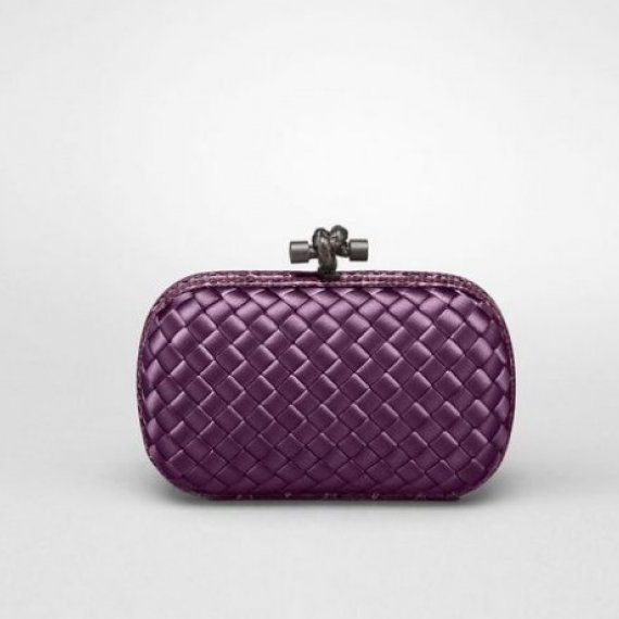 Клатч Боттега Венета mini, dark violet