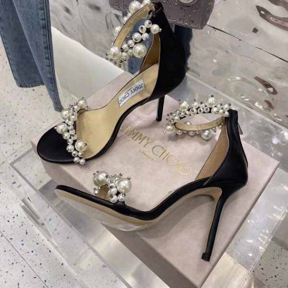 Босоножки Jimmy Choo Maisel 100, черные