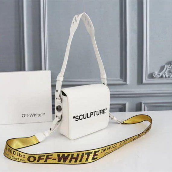 Сумка Off-White Sculpture, белая