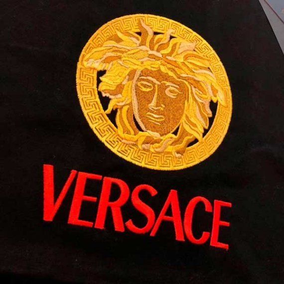 Футболка Versace с логотипом Medusa, черная