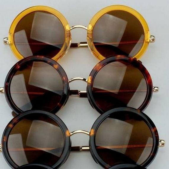 Солнцезащитные круглые очки Linda Farrow