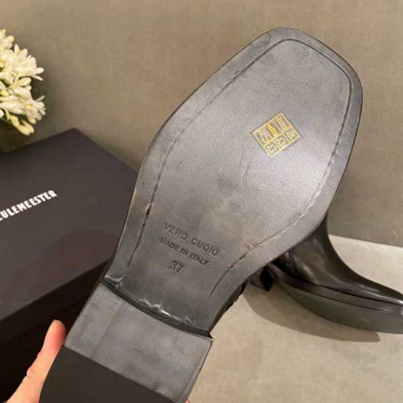 Ботинки Ann Demeulemeester c квадратным носком