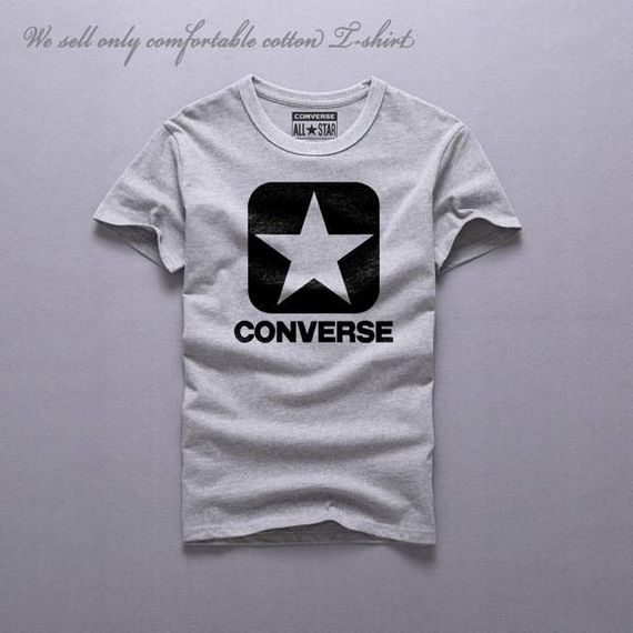 Converse All Star T-Shirt fo man white cotton