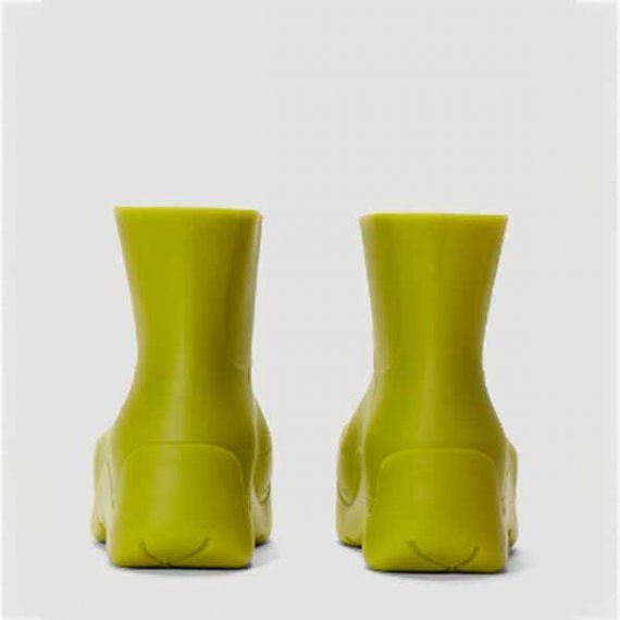 Резиновые ботинки Боттега Венето, зеленые