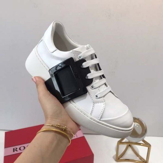 Кроссовки Roger Vivier с чёрным ремешком