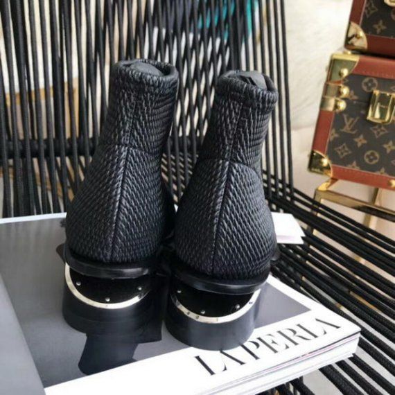 Укороченные ботинки ALEXANDER WANG Kori плетеные, черные