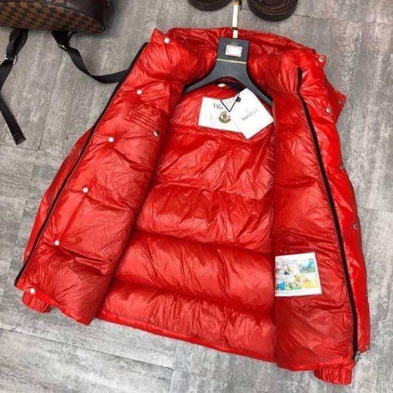 Пуховик  х Moncler VLOGO, красный