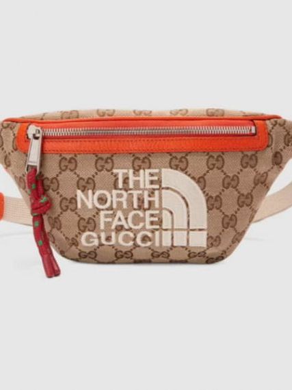 Поясная сумка сумка Гуччи с принтом GG и логотипом брендов