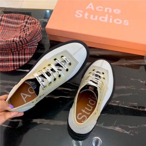 Туфли Acne Studios с логотипом, белые