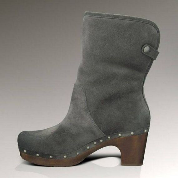 UGG Australia Lynnea Suede в сером исполнении