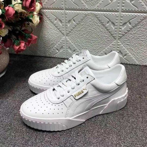 Кроссовки Puma Cali на шнуровке, белые