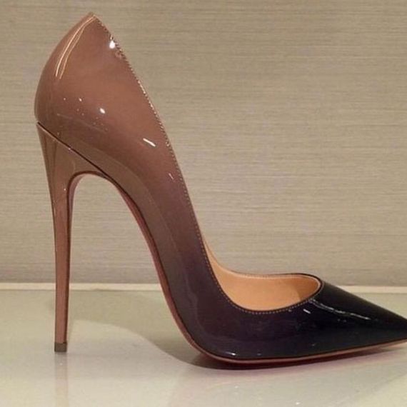 Туфли лодочки от Christian Louboutin, Ombre Nude/Black