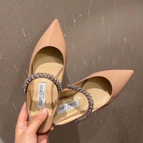 Мюли Jimmy Choo Bing Flat, nude